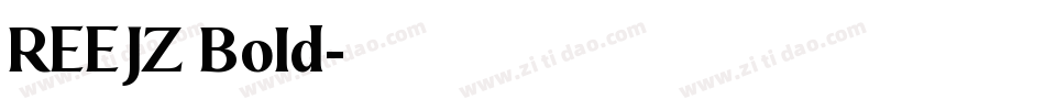 REEJZ Bold字体转换